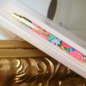 ❗Rifle Paper Co Floral Stainless Steel Mechanical Pencil with Gold Detailing❗